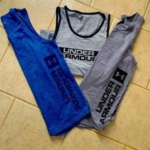 Set of 3 Men’s Under Armour Tanks | Size M